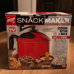 Just Pop It Snack Maker in Red